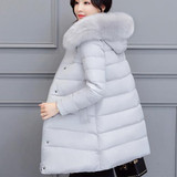 Cotton Padded Winter Jacket Women 2017 Autumn Fashion Thick Warm Parkas Women Hooded Fur Cheap Female Jacket Winter Coat Women