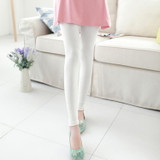 Cotton Modal Legging Plus Size Thin Sexy Black Leggings for Workout High Waist Women Legging Ankle Length White XL XXL