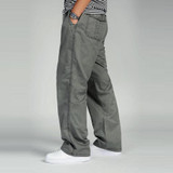 Cotton Men Cargo Joggers Pants Elastic Waist Military Trousers Men Fashion Loose Casual Overalls Plus Size 3XL 4XL 5XL 6XL