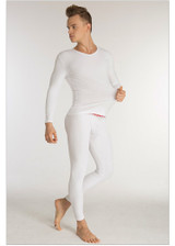 Cotton Long Johns Set 2017 MIBOER Autumn Winter Legging Men Warm Sexy V-Neck Long John For Men Long Johns Set Thermal Underwear