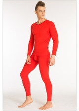 Cotton Long Johns Set 2017 MIBOER Autumn Winter Legging Men Warm Sexy V-Neck Long John For Men Long Johns Set Thermal Underwear