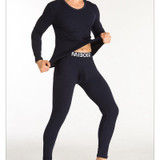 Cotton Long Johns Set 2017 MIBOER Autumn Winter Legging Men Warm Sexy V-Neck Long John For Men Long Johns Set Thermal Underwear