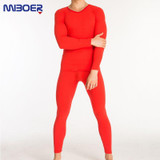 Cotton Long Johns Set 2017 MIBOER Autumn Winter Legging Men Warm Sexy V-Neck Long John For Men Long Johns Set Thermal Underwear
