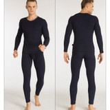 Cotton Long Johns Set 2017 MIBOER Autumn Winter Legging Men Warm Sexy V-Neck Long John For Men Long Johns Set Thermal Underwear