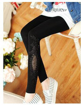 cotton leggings S- 7XL plus size leggings lace decoration long  leggings women size 7XL 6XL 5XL 4XL 3XL XXL XL L M S white