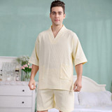 Cotton khan steam suit men bathrobe nightdress nightgown women sleepwear for girls lovers long soft robe spring summer