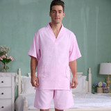 Cotton khan steam suit men bathrobe nightdress nightgown women sleepwear for girls lovers long soft robe spring summer