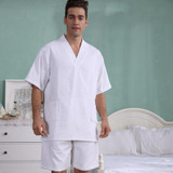 Cotton khan steam suit men bathrobe nightdress nightgown women sleepwear for girls lovers long soft robe spring summer