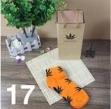 Cotton Germany's Harajuku Hip Hop Maple Leaf Socks Men's Street Boat Sock for women men's socks famous Weed Socks unisex