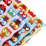 Cotton Fabric Printed Fabrics Patchwork For Sewing Quilt Scrapbooking Tissue Pattern Needlework Material Curtain Cloth Owl Set