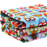 Cotton Fabric Printed Fabrics Patchwork For Sewing Quilt Scrapbooking Tissue Pattern Needlework Material Curtain Cloth Owl Set