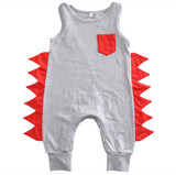 Cotton dinosaur Romper baby clothes Newborn Baby Boy Sleeveless Romper Jumpsuit Playsuit Outfit Clothes 0-24M Cotton dinosaur Romper baby clothes Newborn Baby Boy Sleeveless Romper Jumpsuit Playsuit Outfit Clothes 0-24M