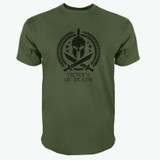 cotton casual victory or death mens t shirts top quality fashion short sleeve men tshirt men's tee shirts tops men T-shirt 2017