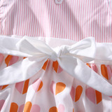 Cotton Bow Cute Pink Rompers Infant Baby Girl Clothes Lace Floral Ruffles Baby Girl Romper Cake Sunsuit Outfits