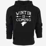 Cotton blend game of thrones mens sweatshirt fleece casual winter is coming men hoodies and sweatshirt with hat 2016