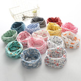 Cotton Baby Scarf Baby Bibs For Boys Girls Burp Cloths Baberos Lovely Kids Collars O Ring Neckerchief