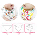 Cotton Baby Scarf Baby Bibs For Boys Girls Burp Cloths Baberos Lovely Kids Collars O Ring Neckerchief