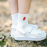 Cotton Ankle Length Socks For Women Harajuku Funny Cartoon Embroidery Patterns Socks for Female Women's Winter Creative Socks