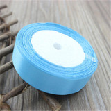 Cotton 25mm 25 Yard Silk Satin Organza Polyester Ribbon For DIY Wedding Christmas Handmade Decoration Webbing Crafts Gift Pack