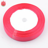Cotton 25mm 25 Yard Silk Satin Organza Polyester Ribbon For DIY Wedding Christmas Handmade Decoration Webbing Crafts Gift Pack