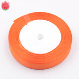 Cotton 25mm 25 Yard Silk Satin Organza Polyester Ribbon For DIY Wedding Christmas Handmade Decoration Webbing Crafts Gift Pack