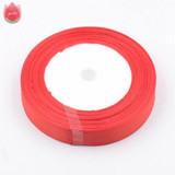 Cotton 25mm 25 Yard Silk Satin Organza Polyester Ribbon For DIY Wedding Christmas Handmade Decoration Webbing Crafts Gift Pack