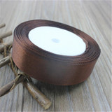 Cotton 25mm 25 Yard Silk Satin Organza Polyester Ribbon For DIY Wedding Christmas Handmade Decoration Webbing Crafts Gift Pack