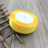 Cotton 25mm 25 Yard Silk Satin Organza Polyester Ribbon For DIY Wedding Christmas Handmade Decoration Webbing Crafts Gift Pack