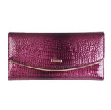 Cossroll 2017 Bifold Wallet Female Cowhide Women Wallets Long Clutch Genuine Leather Alligator Passport Cover for Women's Purse