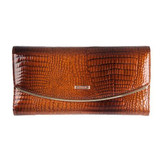 Cossroll 2017 Bifold Wallet Female Cowhide Women Wallets Long Clutch Genuine Leather Alligator Passport Cover for Women's Purse