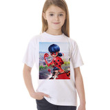 Cosplay Marinette Cartoon Kids Girls Ladybug T Shirt Cat Noir Miraculous T-shirts Children Tees short sleeve summer Tops kids