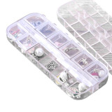 Home Transparent Plastic Jewelry Box Mini Jewelry Small Box Duojia Earrings 8 1