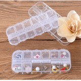 Home Transparent Plastic Jewelry Box Mini Jewelry Small Box Duojia Earrings 8 1