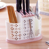 Home Tableware Knife Block Multifunction Plastic Knife Holder Chopsticks Holder Stand for knives Kitchen Accessories A-021