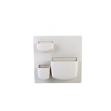 Home Storage Wall Suction Cup Plastic Storage Rack Cosmetic Toiletries Sundries Storage Holder Bathroom Organizer