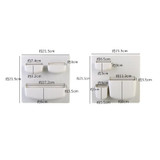 Home Storage Wall Suction Cup Plastic Storage Rack Cosmetic Toiletries Sundries Storage Holder Bathroom Organizer