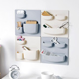 Home Storage Wall Suction Cup Plastic Storage Rack Cosmetic Toiletries Sundries Storage Holder Bathroom Organizer