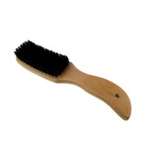 Home Shoe Polish Buffing Brush Wood Horse Hair Bristles Boot Care Clean Long Handle Shoe Brush