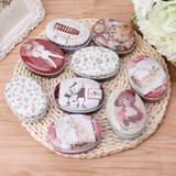 Home Office torage Box Soap Shape Tea Candy Storage Tin Box Coin Box Jewelry Container Retro Sundries Desk Organizer