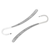 Home Office Storage Supplies Bookmarks Antique Silver Dot Pattern 10.7cm x 24.0mm, 20 PCs