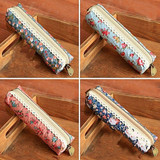 Home Office Storage Girls Student Flower Lace Pencil Case Pen Bag Purse Cosmetic Makeup Tool Pouch