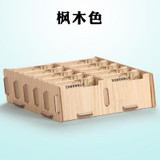 Home Office Storage Creative Desktop Wood Name Card Box Multifunction Large Capacity Storage Organization Business Card Rack