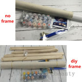 HOME BEAUTY oil paint painting by numbers diy picture drawing coloring on canvas painting by hand wall paint landscape J004