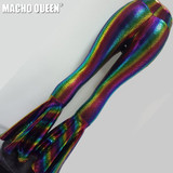 Holographic Boho Dance Leggings Mermaid Costumes Clothing Women Flare Bell Bottom Pants Leggings Rave Festival Clothes Outfits