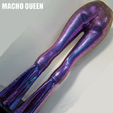 Holographic Boho Dance Leggings Mermaid Costumes Clothing Women Flare Bell Bottom Pants Leggings Rave Festival Clothes Outfits