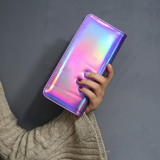 Hologram Zipper Clutch Wallet Women Long Wallets Money Purse Female Slim Wallet Organizer Card Holder Phone Coin Purse