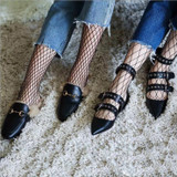 hollow out sexy stockings pantyhose female mesh black women tights highs wais stocking long fishnet stockings club party hosiery