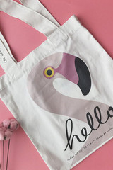 Holiday Flamingo Printed Shoulder Bag