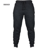 HIRIGIN Men's Joggers 2017 Brand Male Trousers Casual Pants Sweatpants Jogger Black Casual Elastic cotton Fitness Workout pants