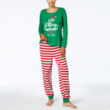 HIRIGIN Family Matching Christmas Outfits Pajamas Set Striped Family Clothing Parent-Child Family Set Sleepwear Nightwear Suit